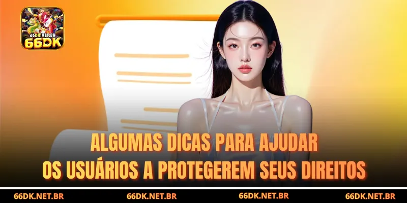 Alguns Avisos Ajudam o Utilizador a Proteger os Direitos